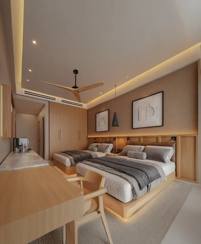Lock-off suite interior
