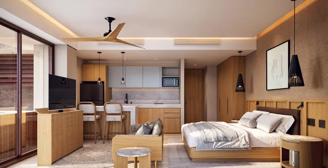 Loft residence kitchen