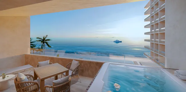 Terrace of a One Bedroom residence