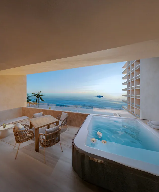 One Bedroom residence terrace and plunge pool
