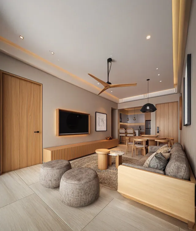 Two Bedroom residence interior